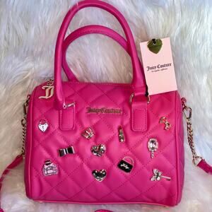 Juicy Couture Juicy Girl Only Free Love Satchel Shoulder Bag Crossbody Bag